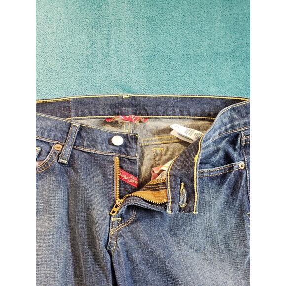 Lucky Brand Jeans Sz 4 Womens Blue Stretch Pants Ladies Mid Rise Zoe Bootcut - Picture 5 of 13